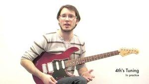 Online Guitar Lessons - Tuning in 4ths - In Practice